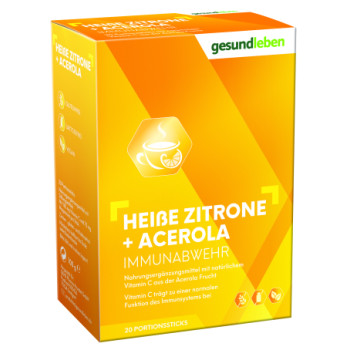 GESUND LEBEN heiße Zitrone+Acerola Pulver