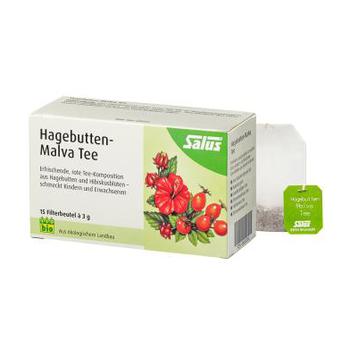 HAGEBUTTEN MALVA Tee Früchtetee Bio Salus Fbtl.