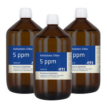 Kolloidales Silber (Silberwasser) 5 ppm